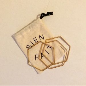 Madewell gold bangles